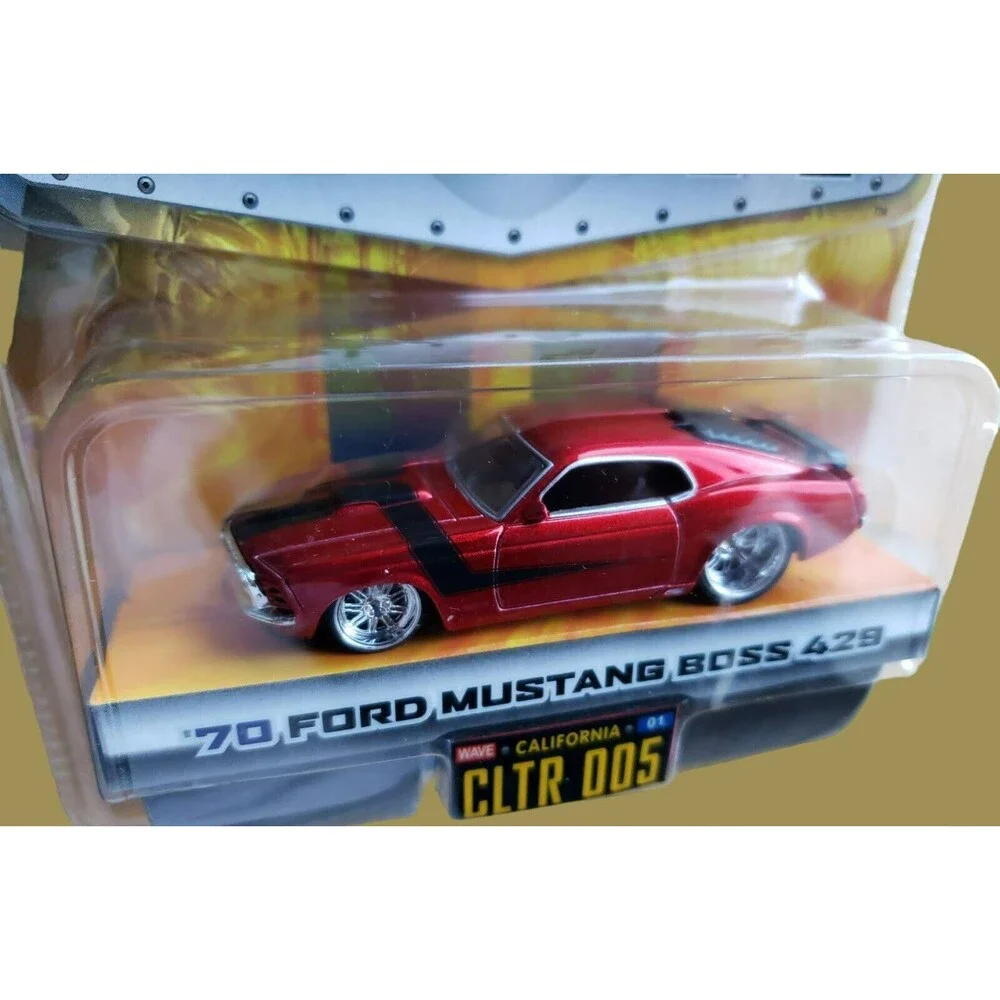 2004 Jada Toys '70 FORD MUSTANG BOSS 429 RED DUB CITY BigTime Muscle Car 1:64